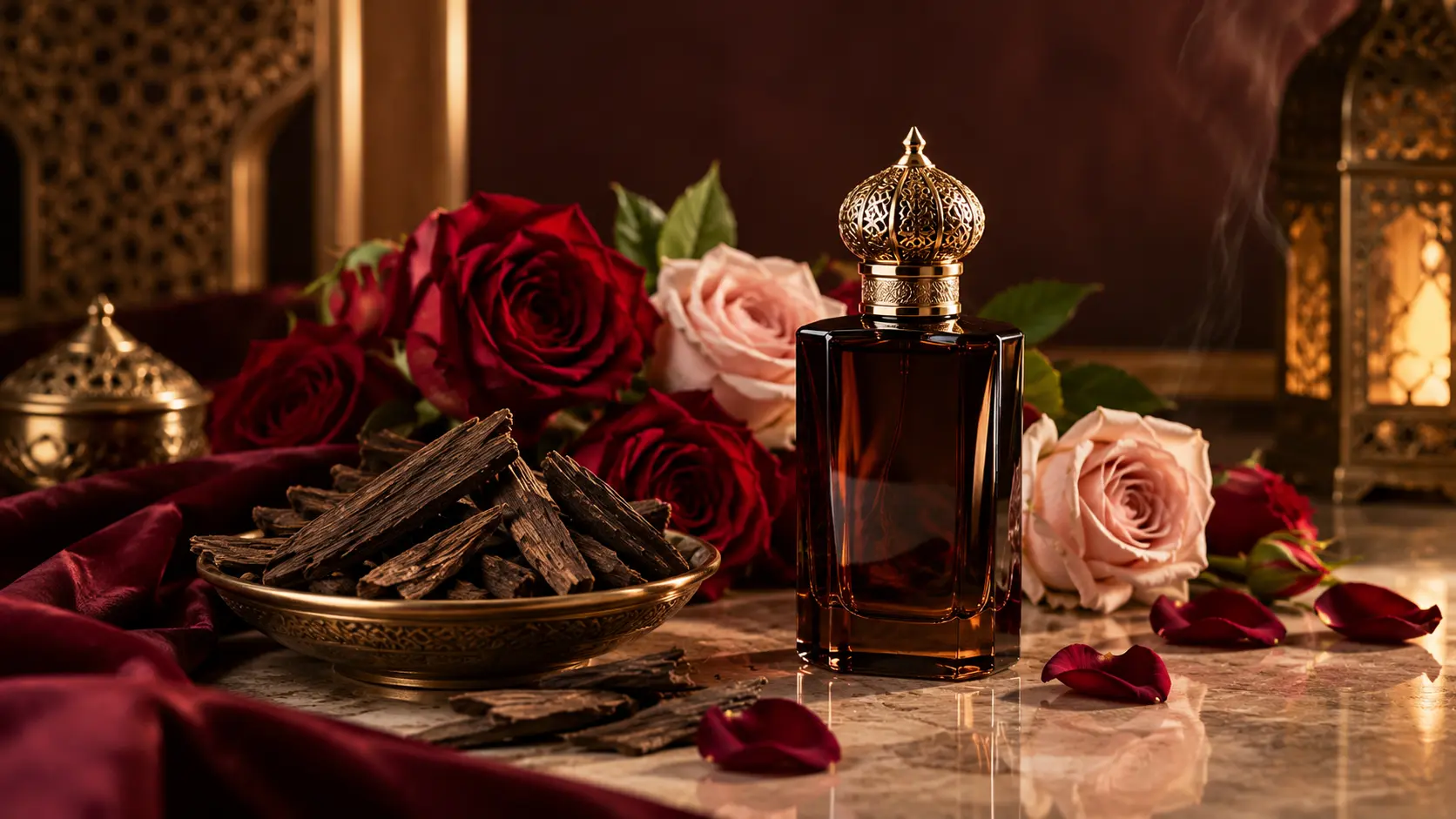 Oud and Rose Perfume